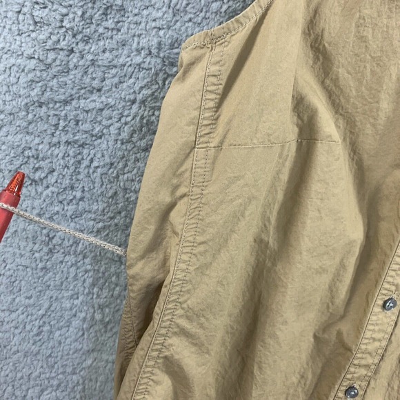 J Crew Collection Womens Shirt Dress Button Down Khaki 100% Cotton Sz XXS Brown - Picture 3 of 14